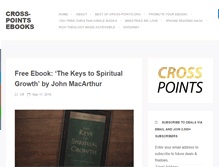 Tablet Screenshot of cross-points.org